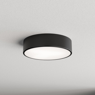 Lampa sufitowa Plafon CLEO 300 Czarny z Czujnikiem Ruchu