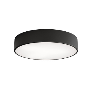 Lampa sufitowa łazienkowa na taras plafon CLEO 400 IP54 Czarny 40 cm