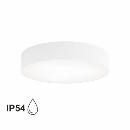 Lampa sufitowa łazienkowa na taras plafon CLEO 400 IP54 Biały 40 cm