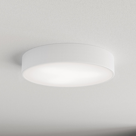 Lampa sufitowa łazienkowa na taras plafon CLEO 400 IP54 Biały 40 cm