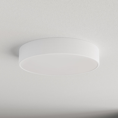 Lampa sufitowa łazienkowa na taras plafon CLEO 400 IP54 Biały 40 cm