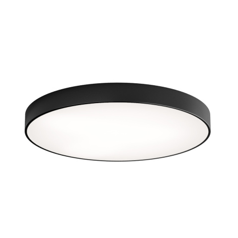 Lampa sufitowa Plafon CLEO 800 80 cm Czarny z Czujnikiem Ruchu