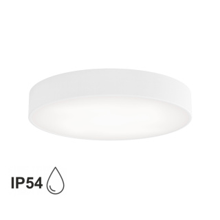 Lampa sufitowa łazienkowa na taras plafon CLEO 500 IP54 Biały 50 cm