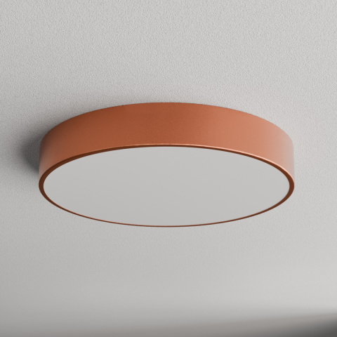 Lampa sufitowa łazienkowa na taras plafon CLEO 500 IP54 miedziany 50 cm