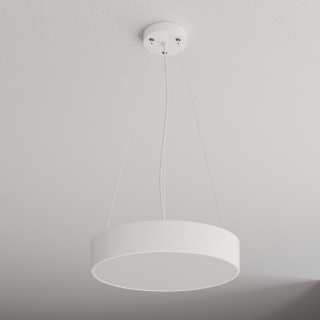 Lampa sufitowa wisząca zwis ZW CLEO 400 Biały z Czujnikiem Ruchu