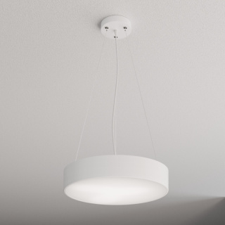 Lampa sufitowa wisząca zwis ZW CLEO 400 Biały z Czujnikiem Ruchu